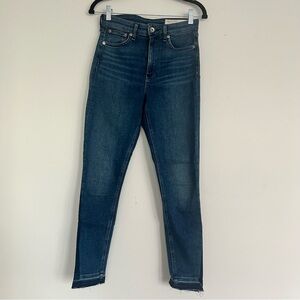 Rag & Bone Dark Blue Ankle Jeans